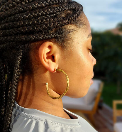 Boucle Oreille Argolas 1